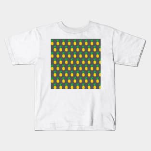 Gray Pineapple Kids T-Shirt